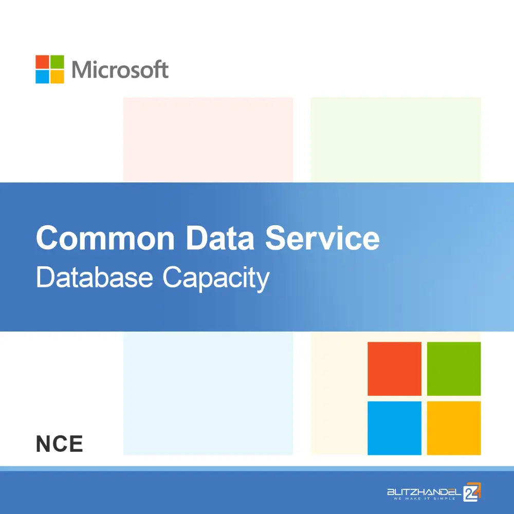 Common Data Service-databasecapaciteit (NCE)