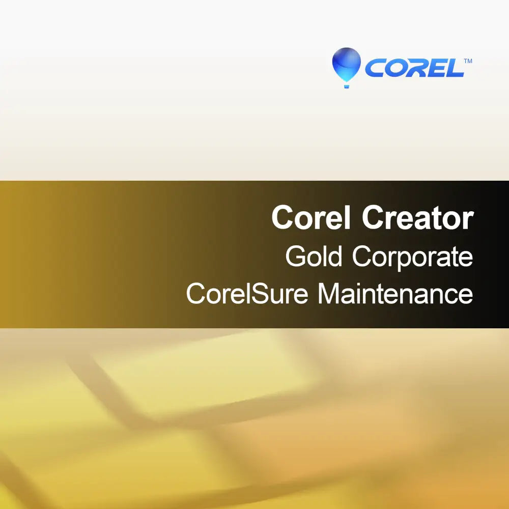 Corel Creator Gold Corporate CorelSure Onderhoud