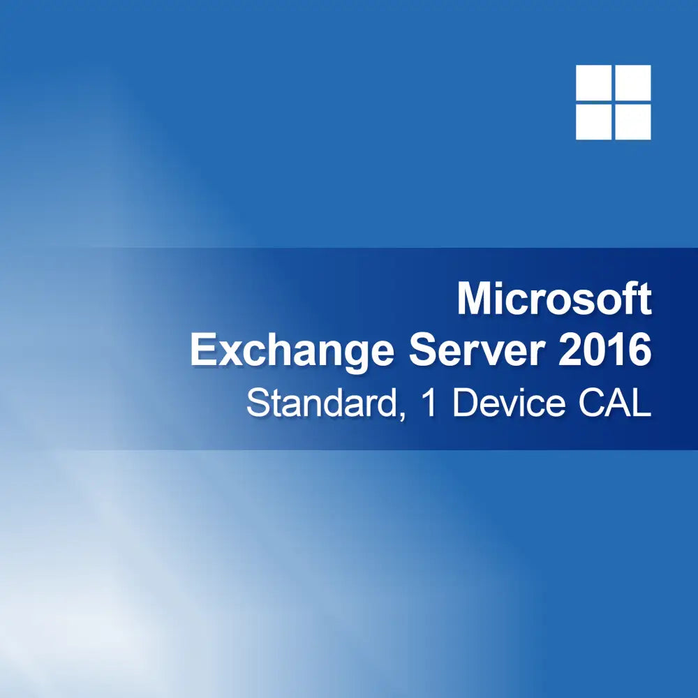 Microsoft Exchange Server 2016 Standard, 1 apparaat CAL
