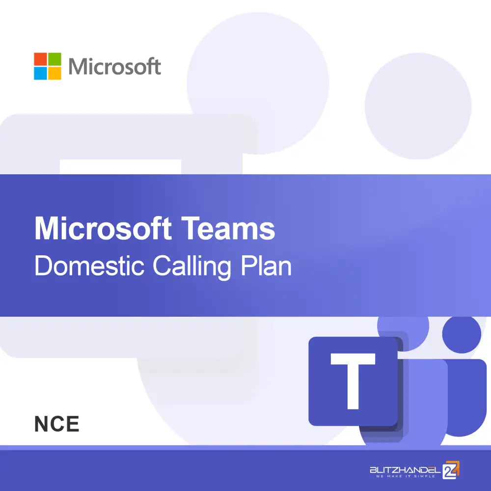 Microsoft Teams Binnenlands Bellen Plan (NCE)