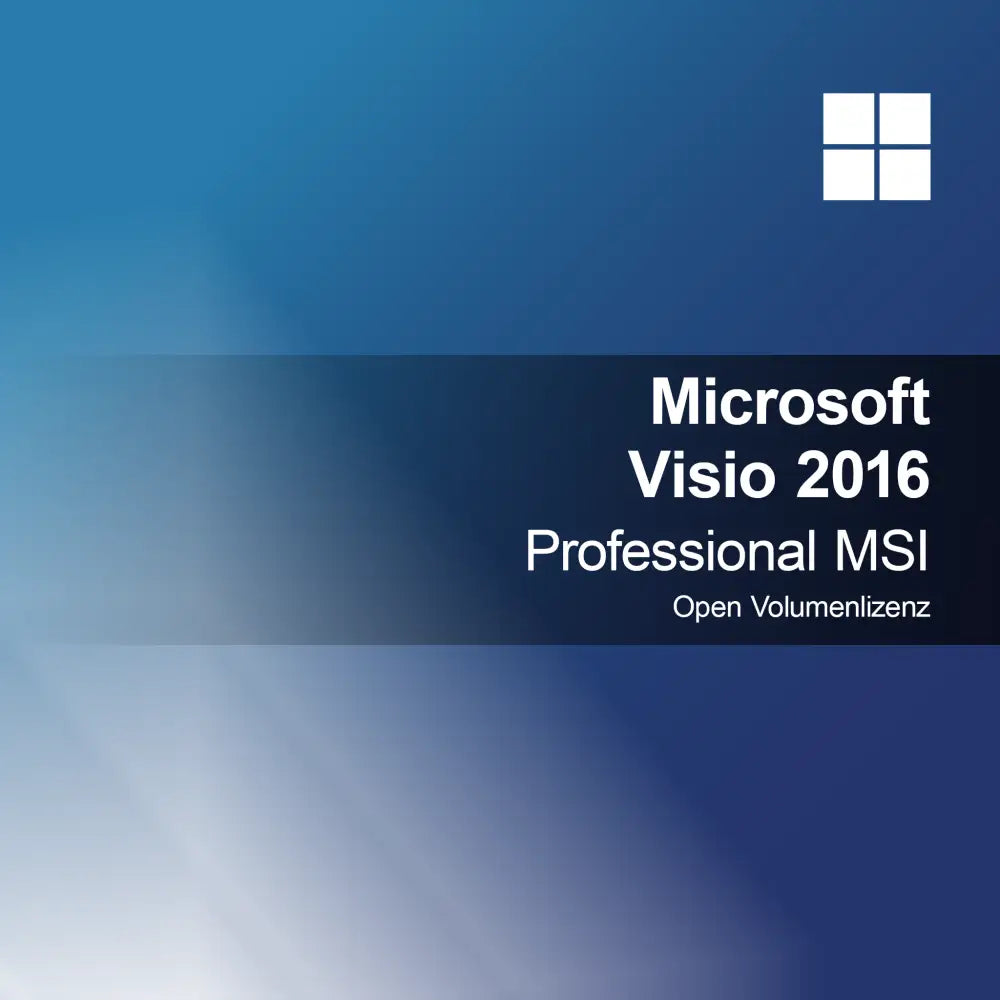 Microsoft Visio 2016 Professional MSI Open Volume-licentie