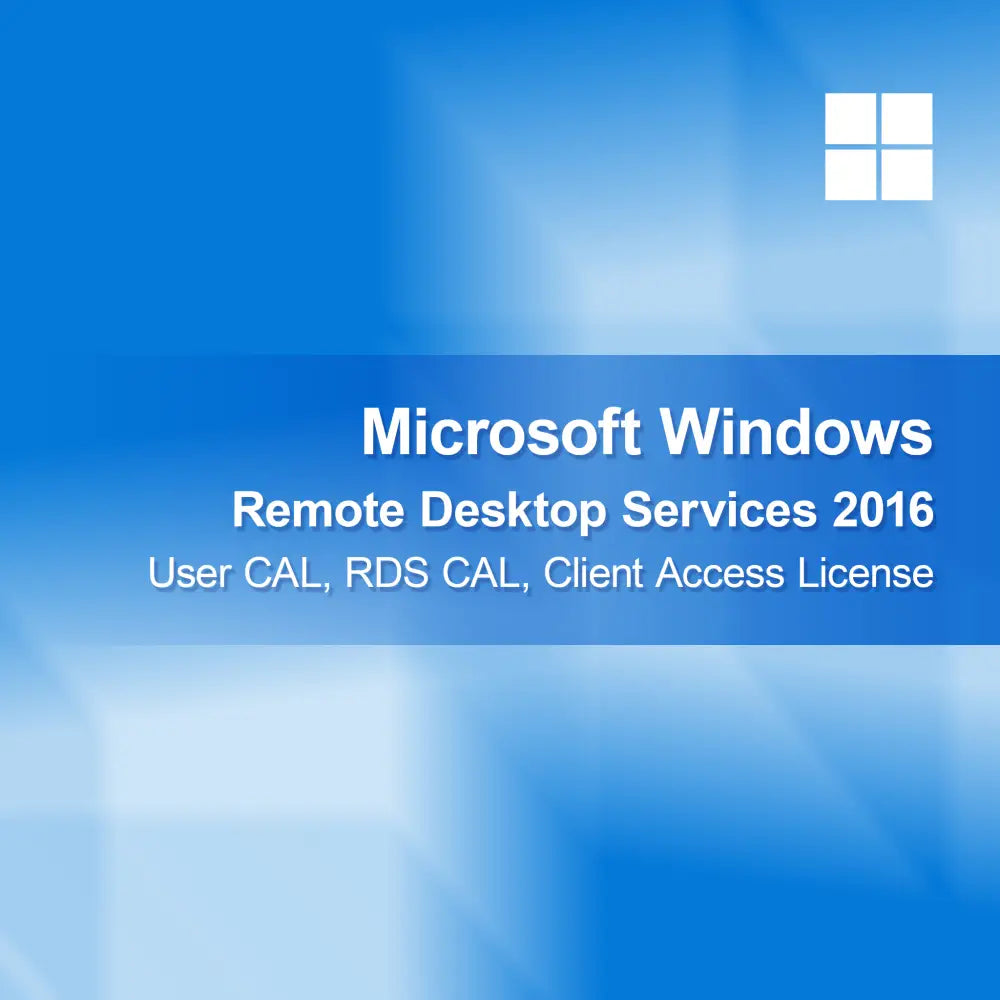 Microsoft Windows Remote Desktop Services 2016 Gebruikers-CAL, RDS CAL, Clienttoegangslicentie