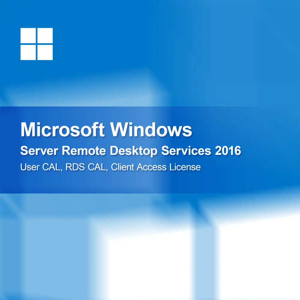 Microsoft Windows Server Remote Desktop Services 2016 Gebruiker CAL, RDS CAL, Client Access License