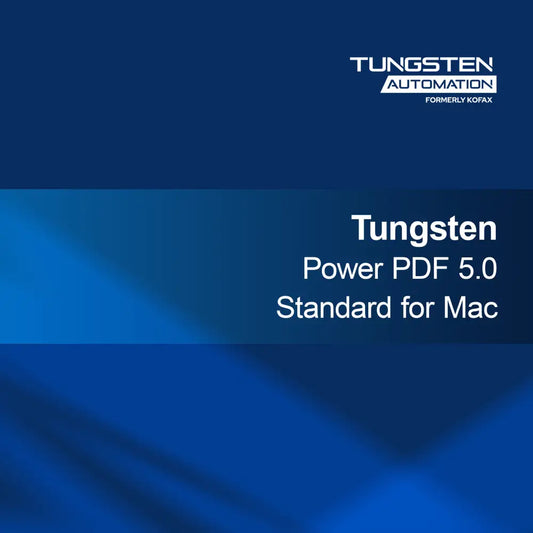 Tungsten Power PDF 5.0 Standaard voor Mac