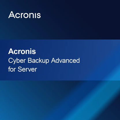 Acronis Cyber Backup Advanced voor Server