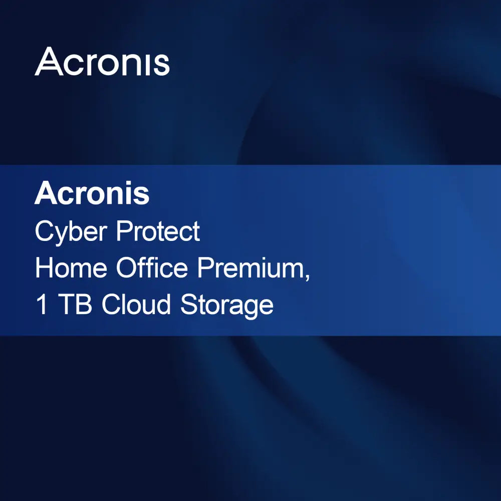 Acronis Cyber Protect Home Office Premium, 1 TB Cloudopslag