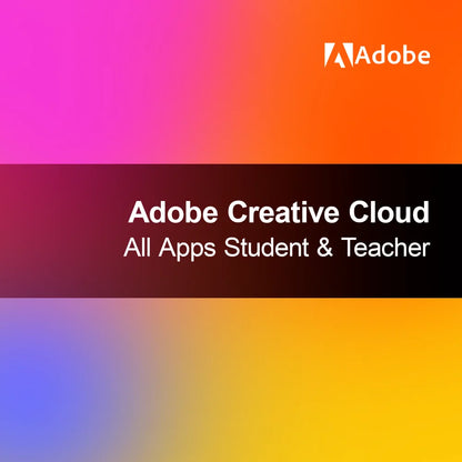 Adobe Creative Cloud All Apps Student & Teacher