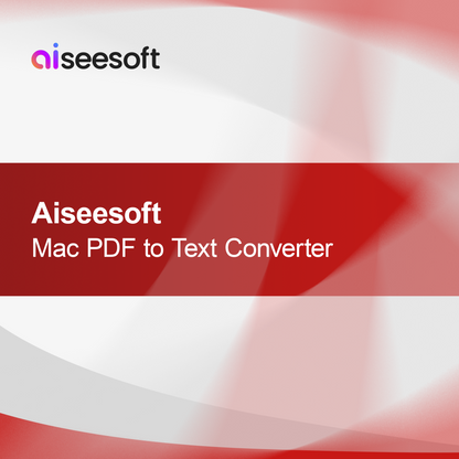 Aiseesoft Mac PDF naar Tekst Converter