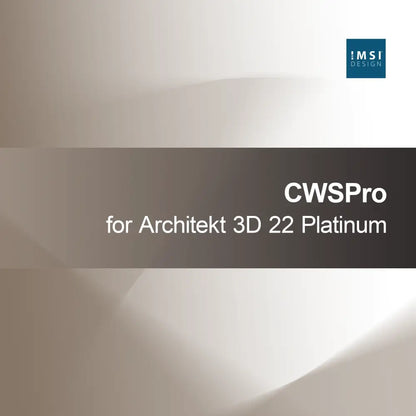 CWSPro voor Architekt 3D 22 Platinum
