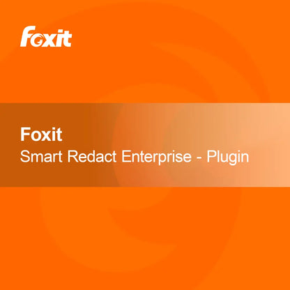 Foxit Slimme Redact Enterprise - Plugin
