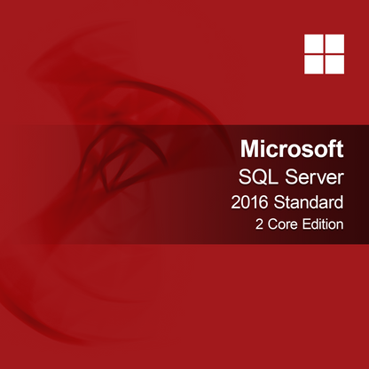 Microsoft SQL Server 2016 Standard - 2 Core Editie