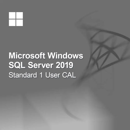 Microsoft SQL Server 2019 Standard 1 Gebruiker CAL