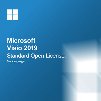 Microsoft Visio 2019 Standard, Open License, Meertalig