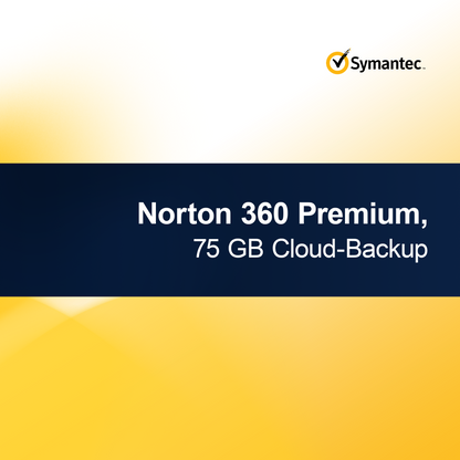 Norton 360 Premium, 75 GB Cloud-back-up
