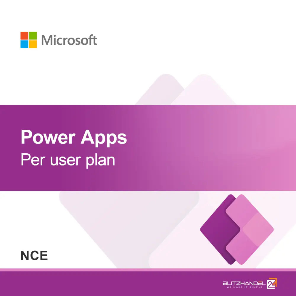 Power Apps per gebruiker plan (NCE)