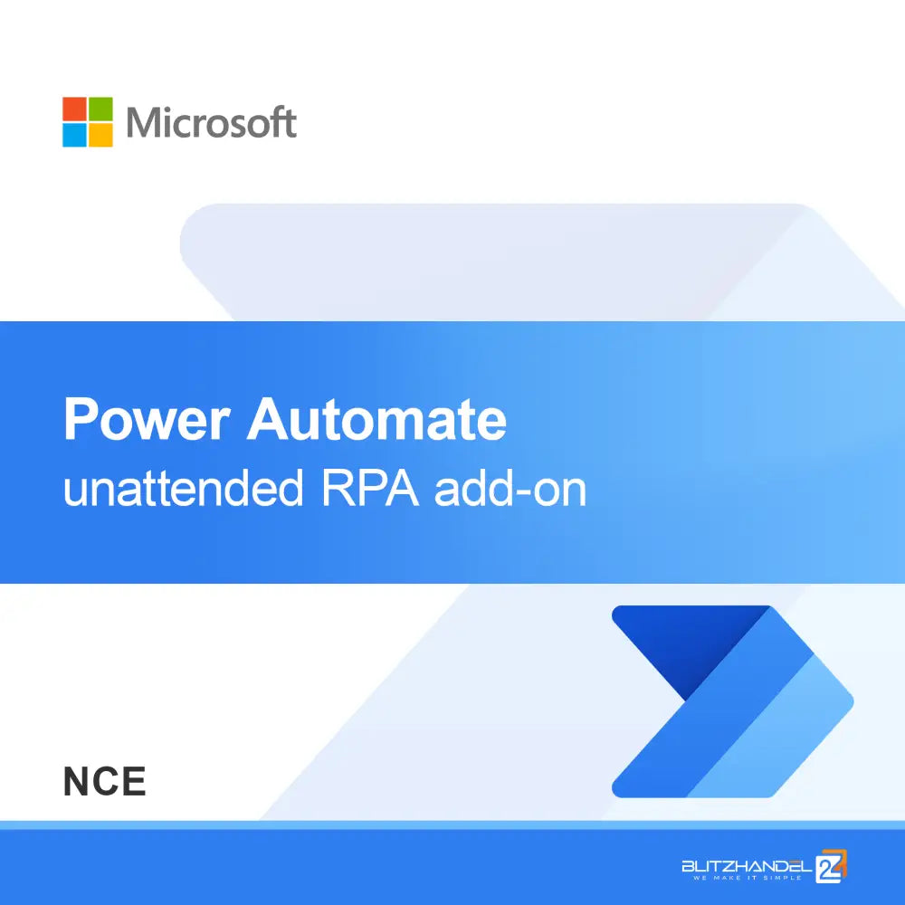 Power Automate onbewaakte RPA add-on (NCE)