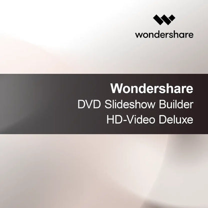 Wondershare DVD Diavoorstelling Bouwer HD-Video Deluxe